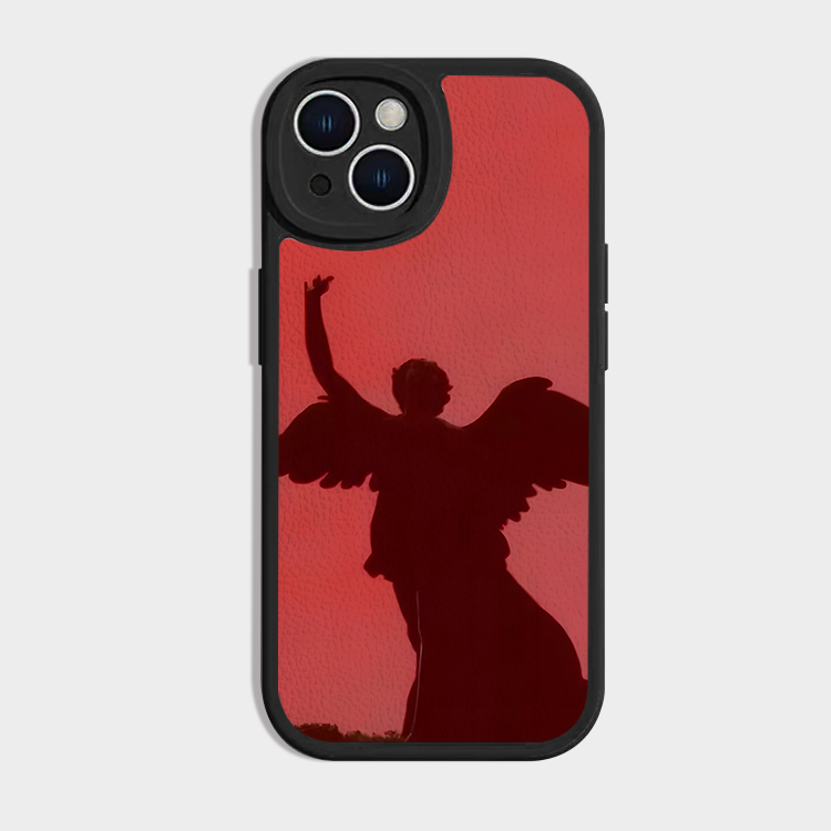 影子天使适用iphone16promax苹果13小米15硅胶软壳vivox300荣耀400红米k80华为mate70小众趣味opporeno14