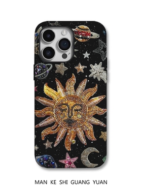 怪诞美学太阳神适用于iPhone16Promax15pro手机壳13pro个性xr软壳11高级感15plus潮流苹果14promax小众12mini