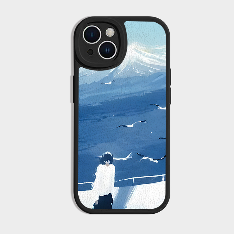 ~海鸥适用iPhone15promax苹果16可爱创意vivoX100荣耀200硅胶壳OPPO一加13手机壳p70华为mate60小米14
