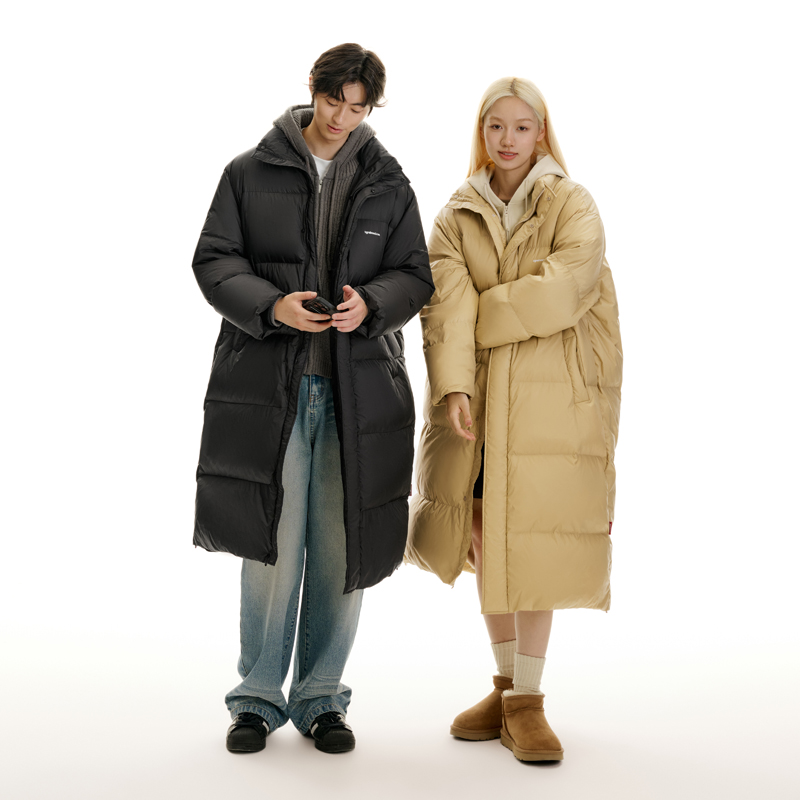 【Coco喜欢】TGNS潮牌三合一羽绒服女冬季长款基础防寒服外套男