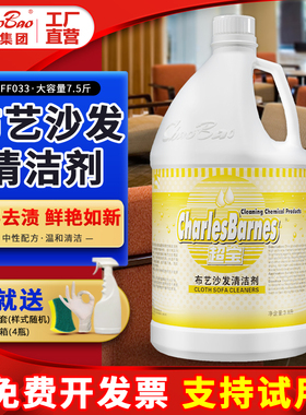 超宝DFF033布艺沙发清洁剂酒店商场洗地毯床垫窗帘高效清洁去污渍