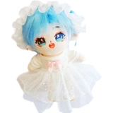 Белая розовая юбка, комплект, хлопковая кукла, 20 см, 20см, детская одежда