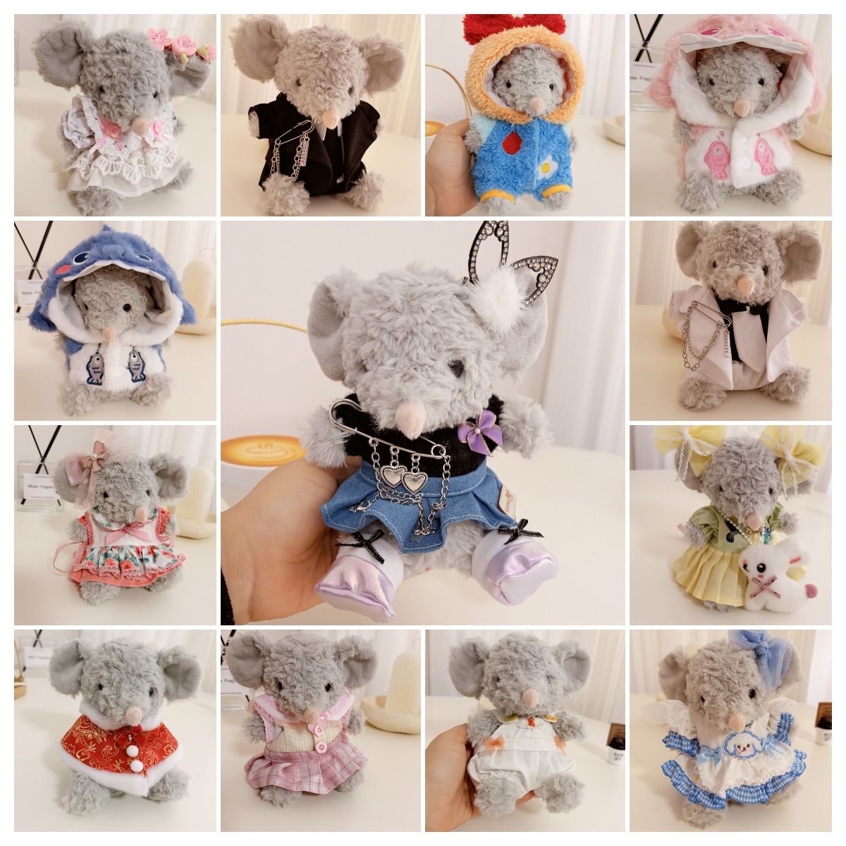 仅衣服】甜美小鼠衣服15厘米美味鼠料理鼠王裙子西装外套