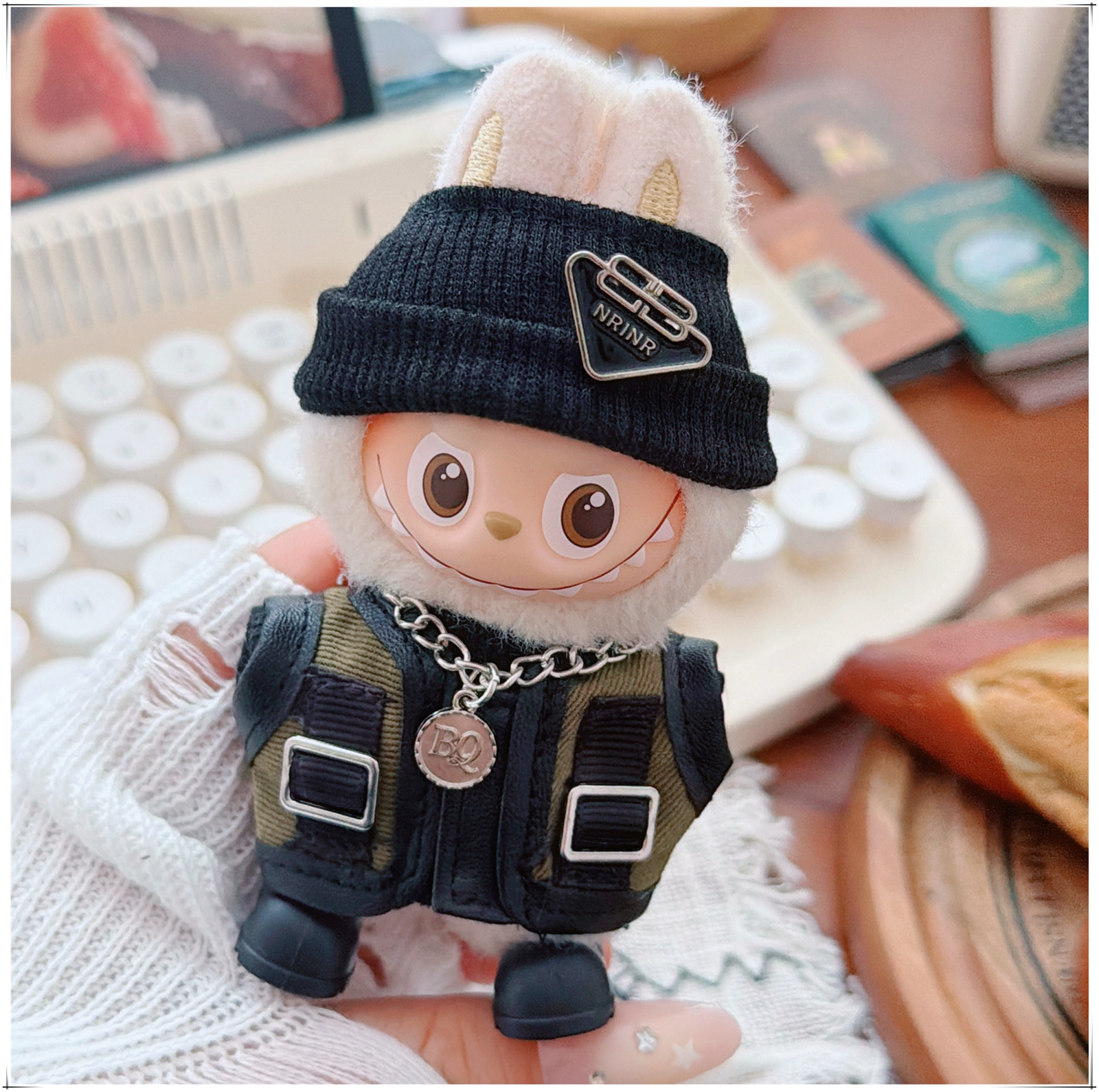 拉布布4.0痞帅工装娃衣套装