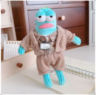 仅衣服】比奇堡的居民娃衣服打工鱼娃衣酷酷鱼着替格外好看套装