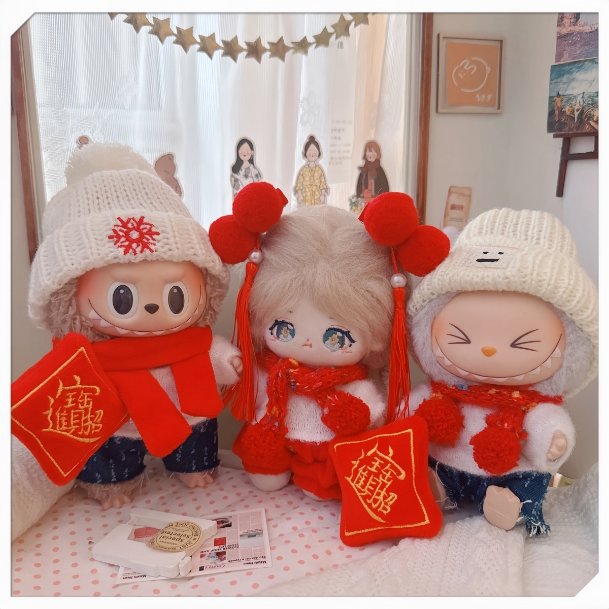 17cm拉布布labubu仅售盲盒挂件