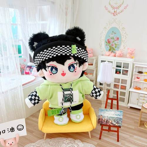 棉花娃娃20cm衣服明星公仔正常