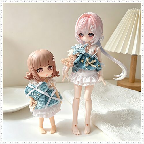ob11娃衣 GSC p9p10p11阿巳2.0娃娃衣服 蛋糕裙半身裙短裙12分bjd