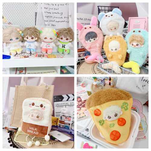 15cm棉花娃娃衣服头套帽子