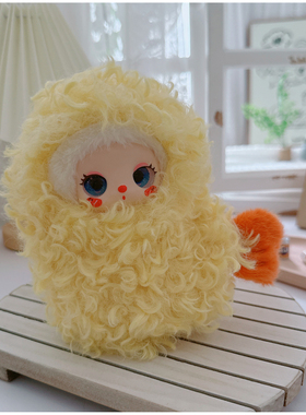 仅售娃衣】16cm莉拉LUKY CAT挂件毛绒玩偶着替冰淇淋背带裤集合