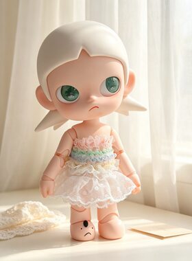 zsiga嘎子姐娃衣10cm娃衣彩虹抹胸裹胸纱裙公仔装扮衣服6分娃衣