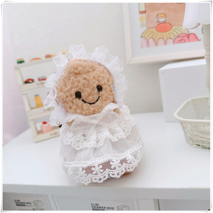 仅售衣服】jc15cm趣味花生娃衣玩偶装饰着替女仆连衣裙配饰