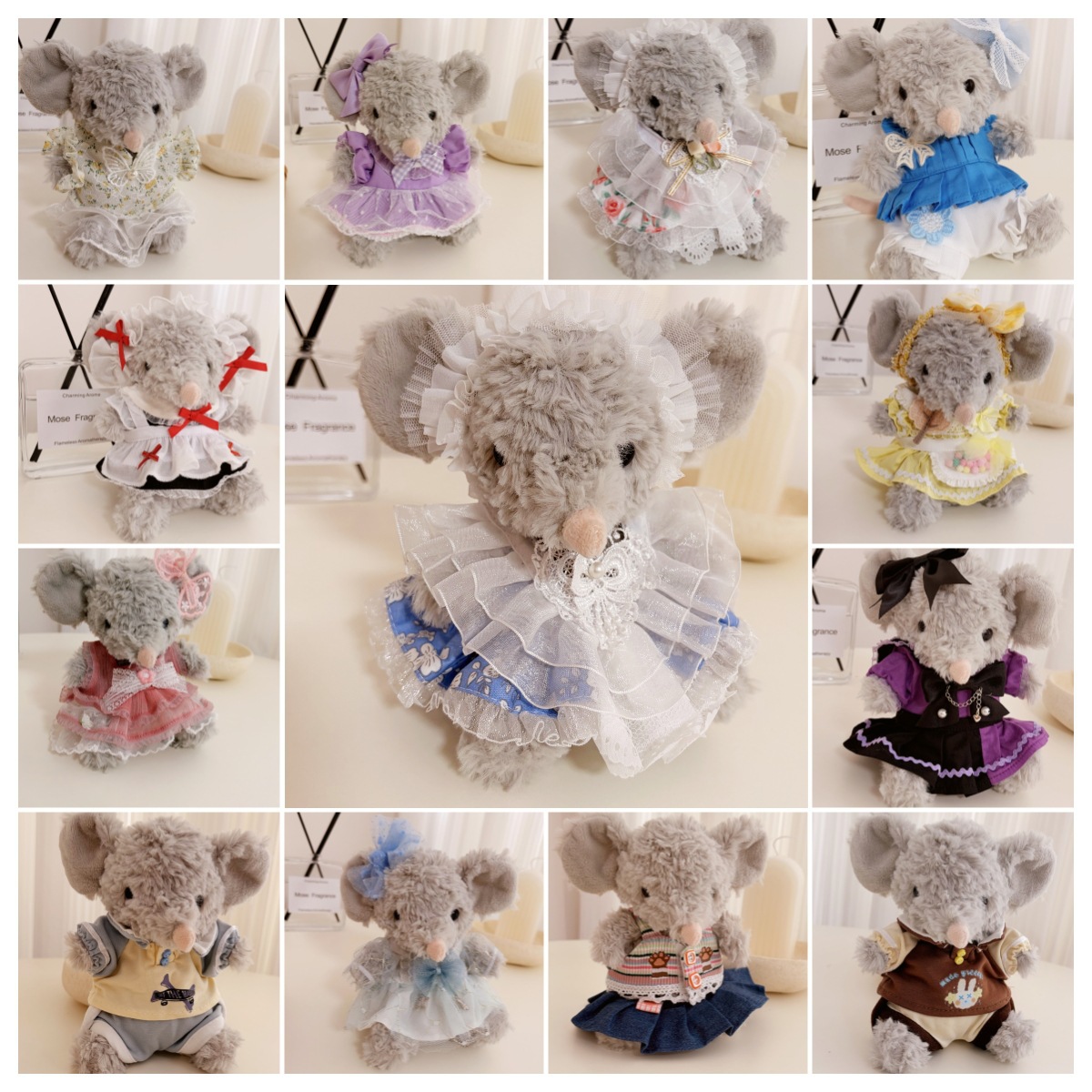 仅衣服】甜美小鼠衣服15厘米美味鼠料理鼠王裙子套装替换