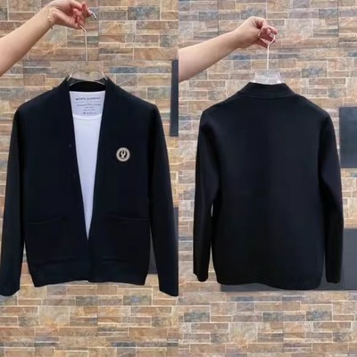 春秋新款男士针织开衫毛衣