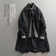 春秋季 休闲单排扣大衣 韩版 韩系极简通勤风长款 翻领风衣外套男新款