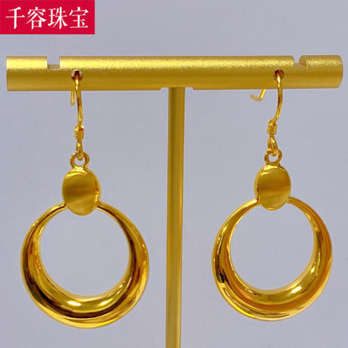 黄金大圈圈耳环耳饰耳钩