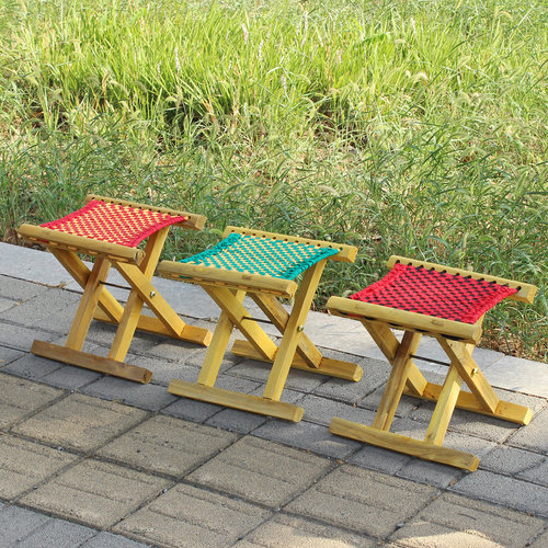 马扎老式折叠便携户外小矮凳