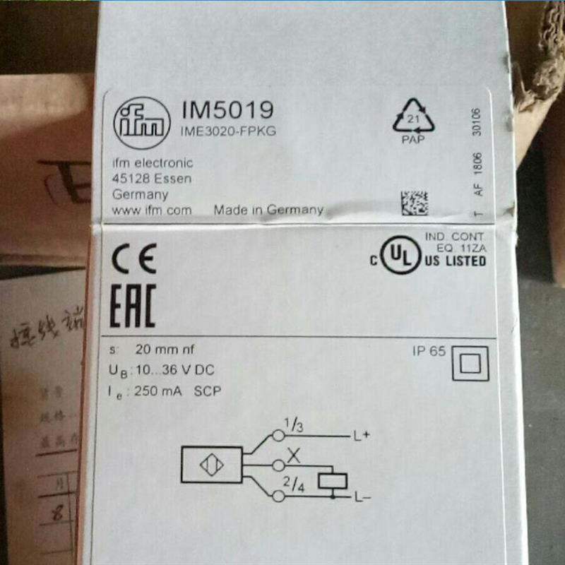 议价IM5019电感式传感器 IME3020-FPKG德国易福门