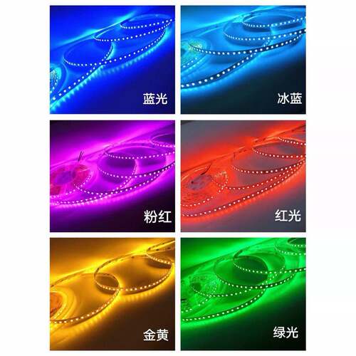 led窄灯带12v/24V高亮2835色温2000K2700K3500K4500K5000K板宽5mm