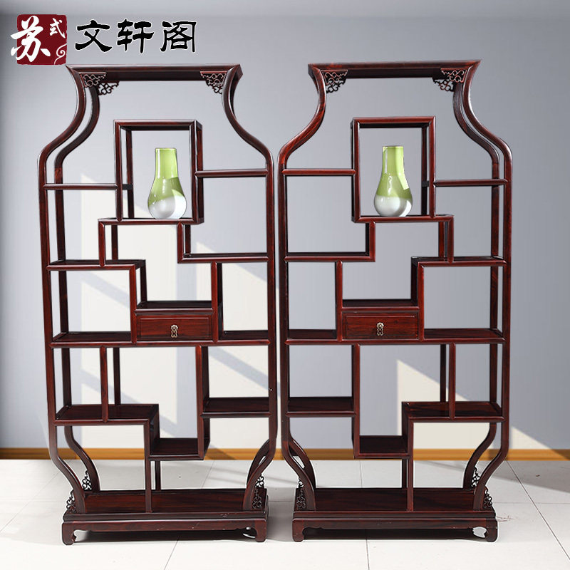 博古架实木中式多宝阁展示架