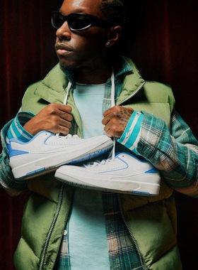 Air Jordan 2 AJ2复刻男子板鞋休闲鞋 DR8884-100