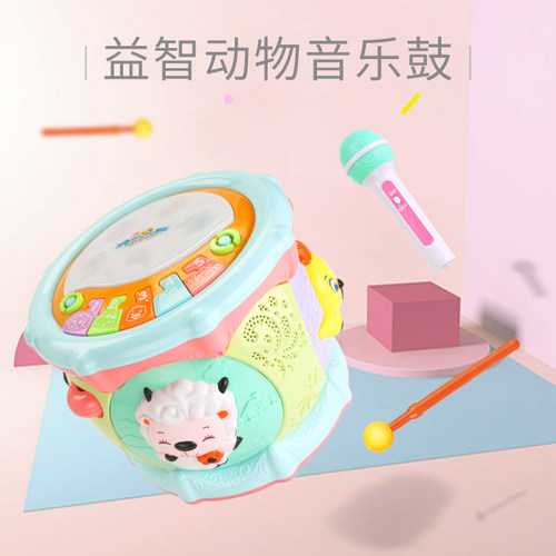 可充电拍拍鼓音乐鼓儿童玩具益智
