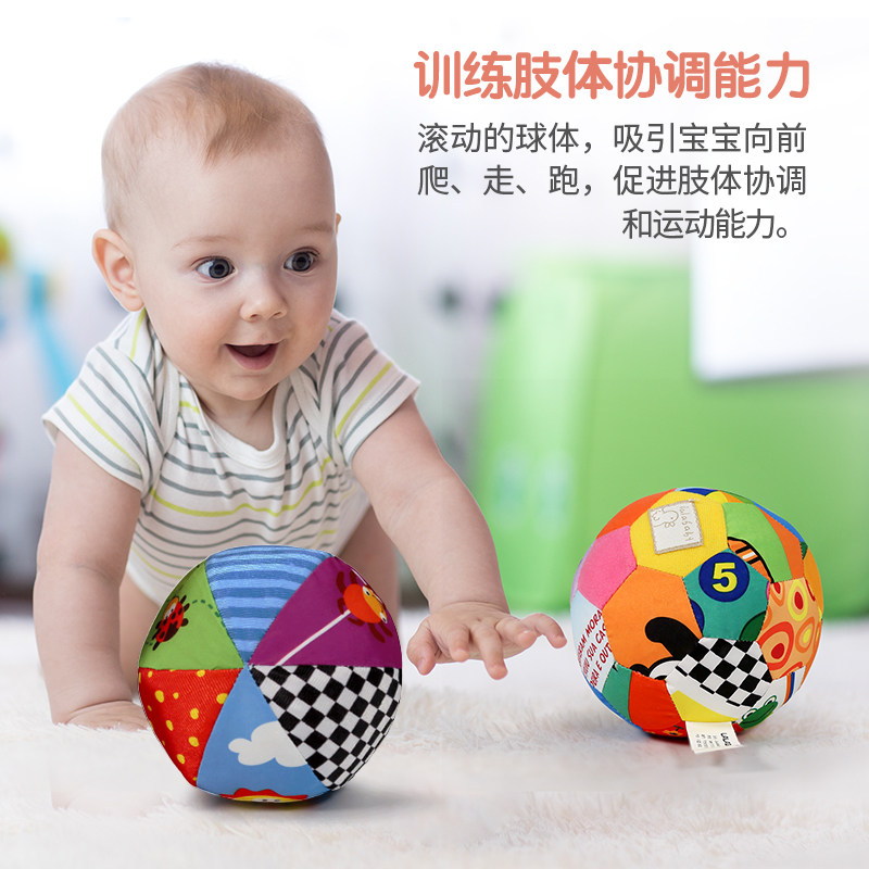 lalababy婴儿手抓布球宝宝布球抚触球可咬球类玩具益智触觉感知,玩具/童车/益智/积木/模型,婴儿手抓球,淘宝优惠券,粉丝福利购,淘宝优惠卷