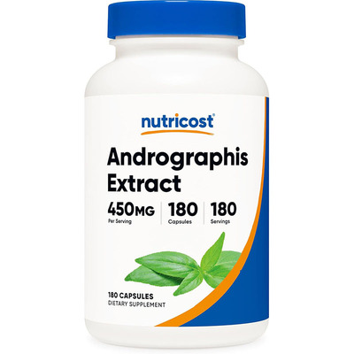 美国nutricost Andrographis Extract穿心莲提取物胶囊450mg180粒