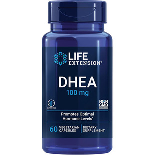 现货美国Life Extension DHEA脱氢表雄甾酮 青春素100mg60粒