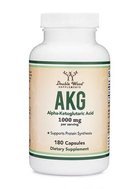 美国Double Wood AKG α- 酮戊二酸胶囊500mg*180粒