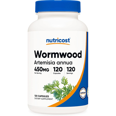 现货美国Nutricost Wormwood 青蒿 黄花蒿 450毫克120粒胶囊