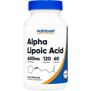 600mg120粒胶囊 Acid 美国Nutricost硫辛酸Alpha Lipoic