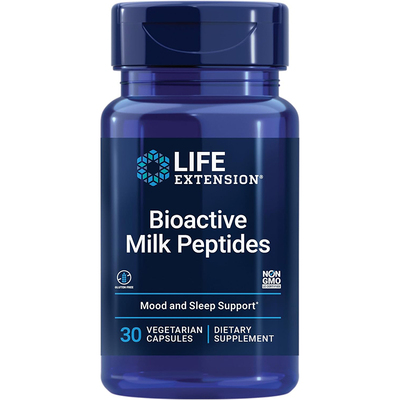 现货Life Extension Bioactive Milk Peptides乳蛋白活性肽30粒