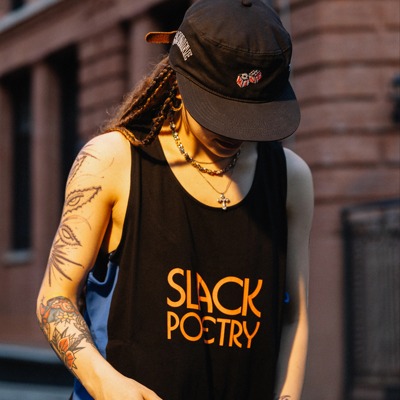 COZMINE矿客兄弟｜SLACK POETRY 背心 黑色 宽松美式复古