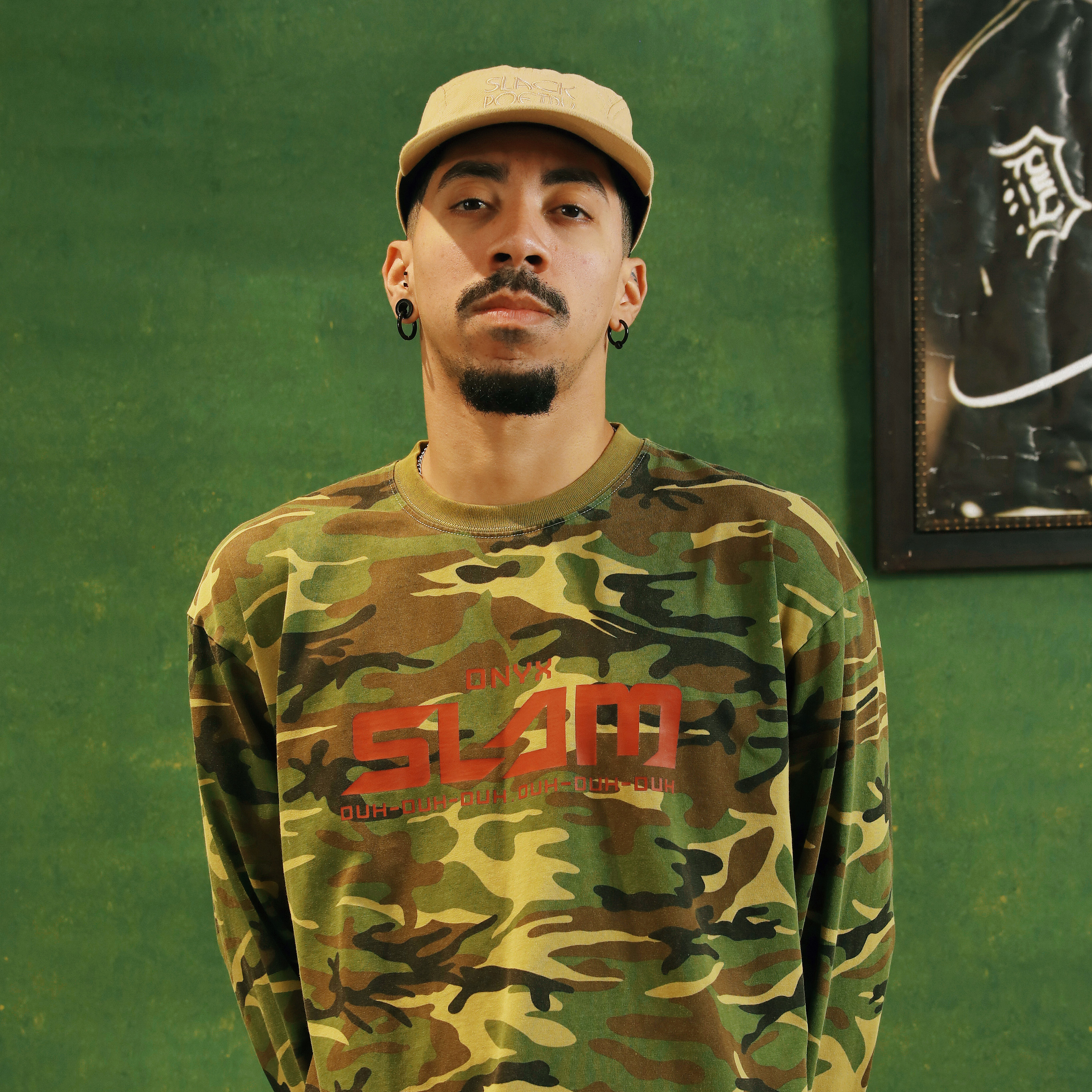 COZMINE 矿客兄弟 HIPHOP单曲SLAM DESIGN SERIES TEE迷彩长袖