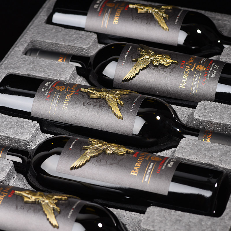 法国原瓶进口红酒礼盒装 15度天使浮雕重瓶干红葡萄酒 扫码价1288,酒类,干红静态葡萄酒,淘宝优惠券,粉丝福利购,淘宝优惠卷