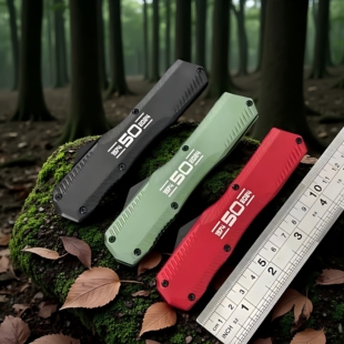 新款50周年卡秀9000航空铝合金手柄刀多功能EDC户外防身配件裝備