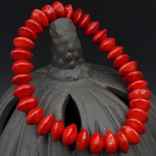 天然红豆菩提原籽相思豆海红豆手串手链红心血108天然8mm珠