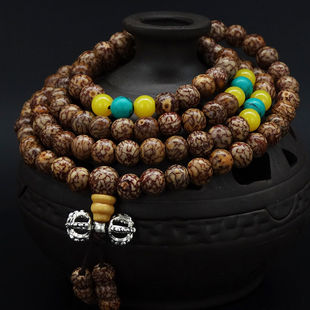 血丝金线小银线菩提子108颗手串珠男女款项链手链文玩念珠