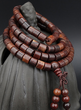 海南黄花梨木饰品男女款佛珠手链