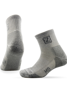 重装HIKING美丽诺羊毛袜Zealwood赛乐超厚保暖远足徒步登山袜子男