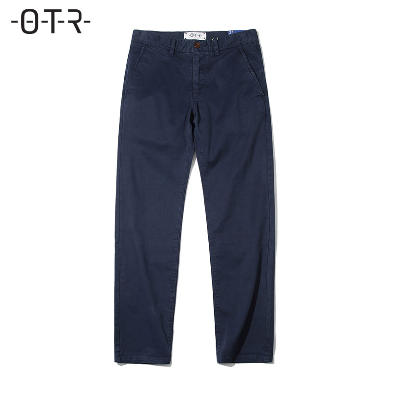 OTR休閑褲男裝春季新款直筒褲長褲子商務休閑寬松工裝褲A107B301在類目 男裝, 休閒褲中 - 來自Buy2taobao.com提供專業的淘寶代購服務