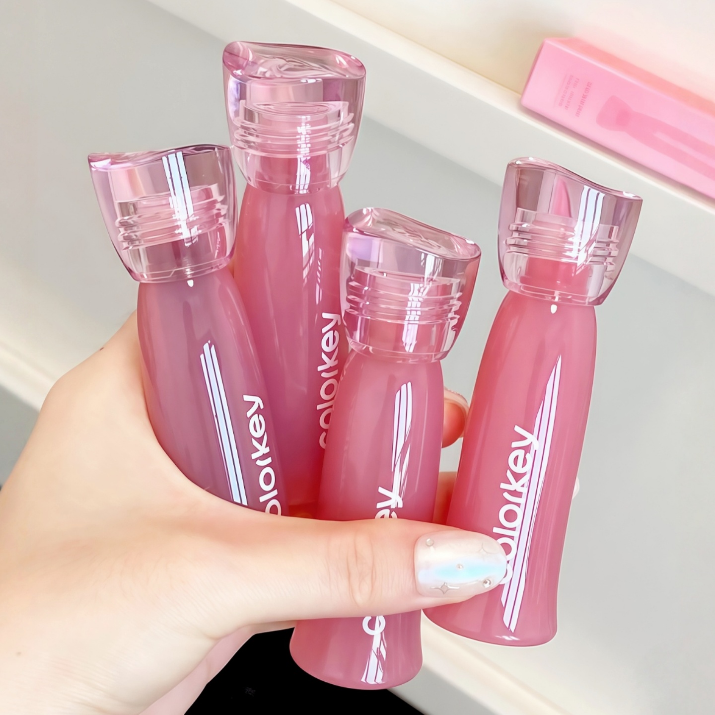 升级2.0款!Colorkey珂拉琪水雾唇露不易沾杯雾面裸色唇釉女口红