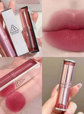 【保税】3ce柔雾管口红银壳哑光雾面雾管海盐肉桂色26年7月-12月