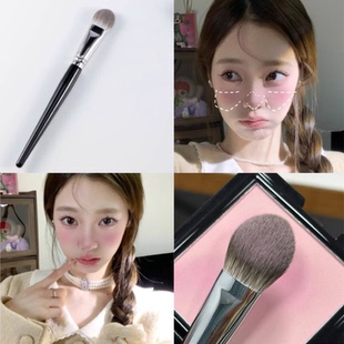 拯救凹陷脸!桃心高光刷眼下腮红刷面部化妆刷局部提亮舌形型定妆