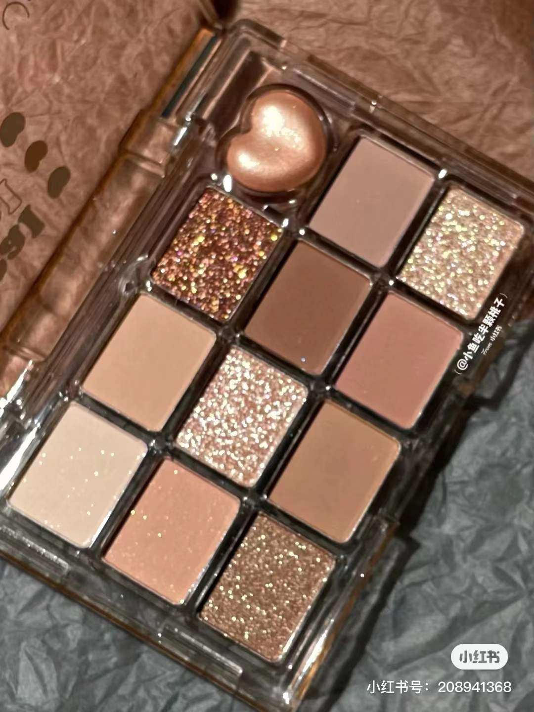 jill leen十二色眼影盘漂亮宝贝哑光奶茶色