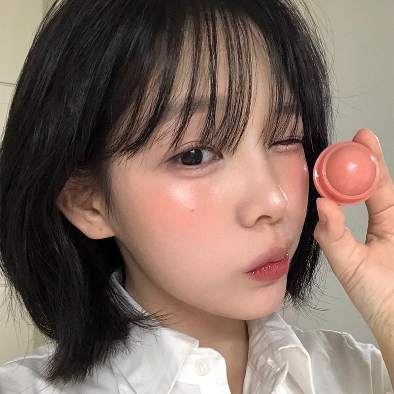 romand果汁球型唇颊两用腮红球女提亮收缩膨胀色高光修容自然