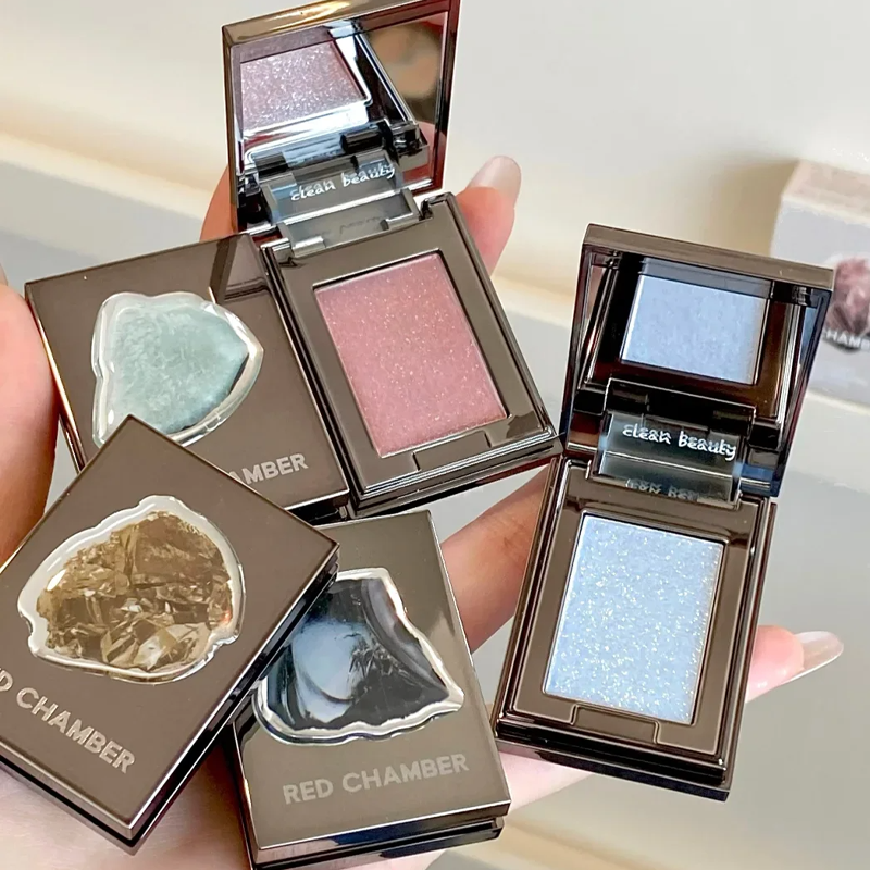 单颗成妆！rc水晶粉眼影单色多用爆闪red chamber朱栈音更限定2g