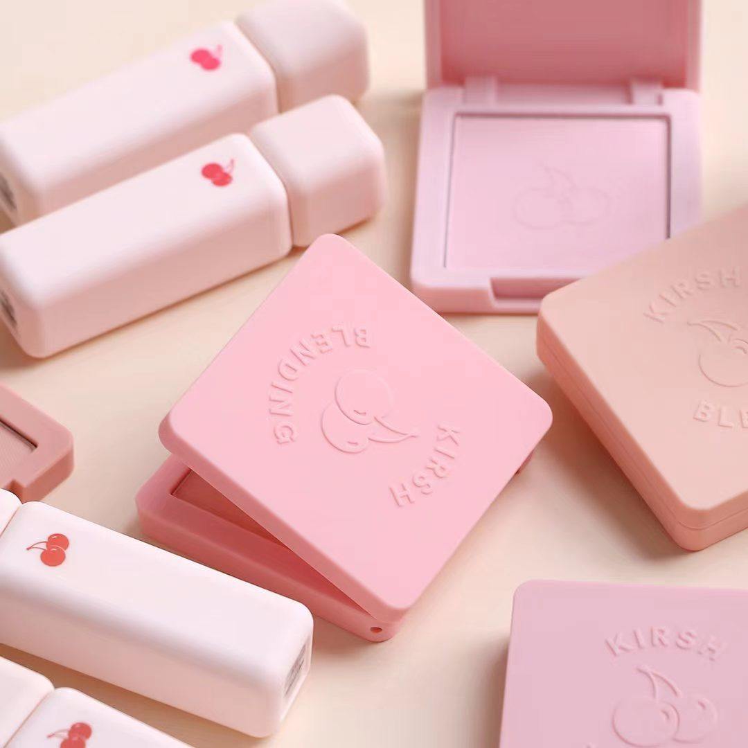 韩国专柜kirsh blending樱桃单色腮红chewing blur丝绒哑光