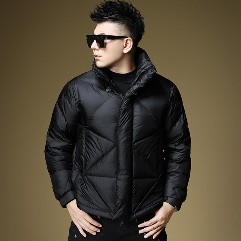 欧洲站新款冬季立领男士羽绒服